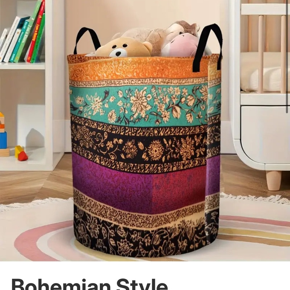 Bohemian Style Laundry Basket
